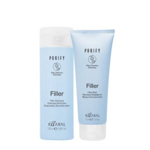 FILLER TRAVEL KIT - Šampūnas (100 ml) ir kaukė (75 ml)