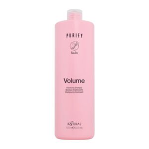 PURIFY VOLUME Šampūnas ploniems plaukams, be sulfatų, suteikiantis apimties, su ženšenio, bambuko, migdolų aliejais, 1000 ml