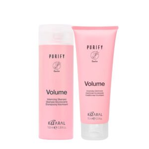 VOLUME TRAVEL KIT Šampūnas ir kondicionierius, suteikiantis apimties, 100 ml + 75 ml