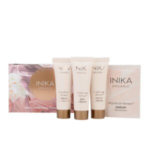 INIKA ORGANIC BANDOMASIS RINKINYS Švytinčiai odai