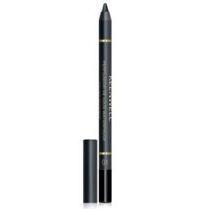 KEENWELL EYELINER TOURMALINE BLACK NR.1 Vandeniui atsparus akių pieštukas, 1.5 g