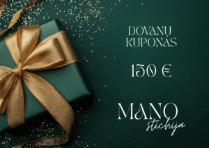 Dovanų kuponas MANO Stichija 150 eur