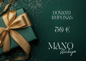 Dovanų kuponas MANO Stichija 50 eur