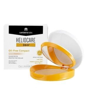 HELIOCARE 360 OIL-FREE COMPACT PEARL SPF50 Apsauginė kompaktinė kreminės tekstūros pudra SPF50, 10 g