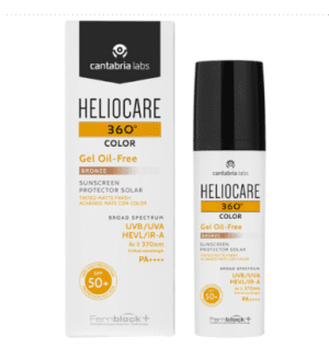 HELIOCARE 360 GEL OIL-FREE SPF50+ BRONZE Apsauginis gelis SPF50+, 50 ml