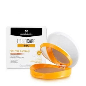 HELIOCARE 360 OIL-FREE COMPACT BRONZE SPF50 Apsauginė kompaktinė kreminės tekstūros pudra SPF50, 10 g