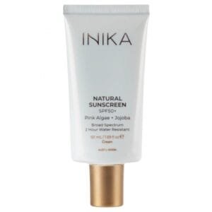 NIKA ORGANIC NATURAL SUNSCREEN SPF50+ Natūralus apsauginis veido kremas nuo saulės SPF50+, 50 ml