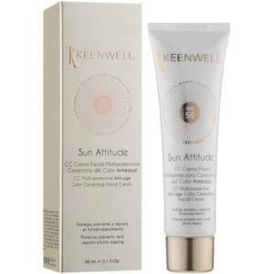 keenwell sun attitude apsauginis cc kremas su spalva veidui spf50 60 ml