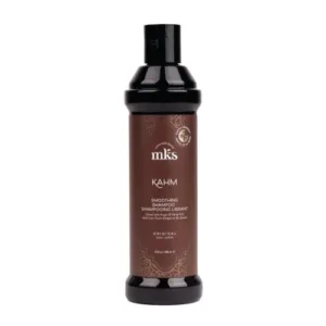 mks eco kahm smoothing shampoo plaukus tiesinantis sampunas