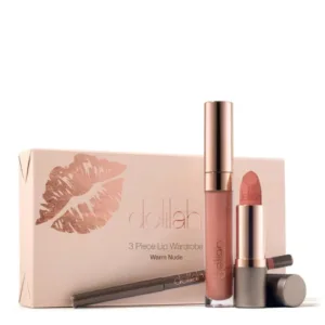3 Piece Lip Wardrobe in Warm Nude