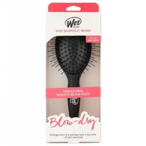 wetbrush easy blowout brush detangle blow dry heat style black
